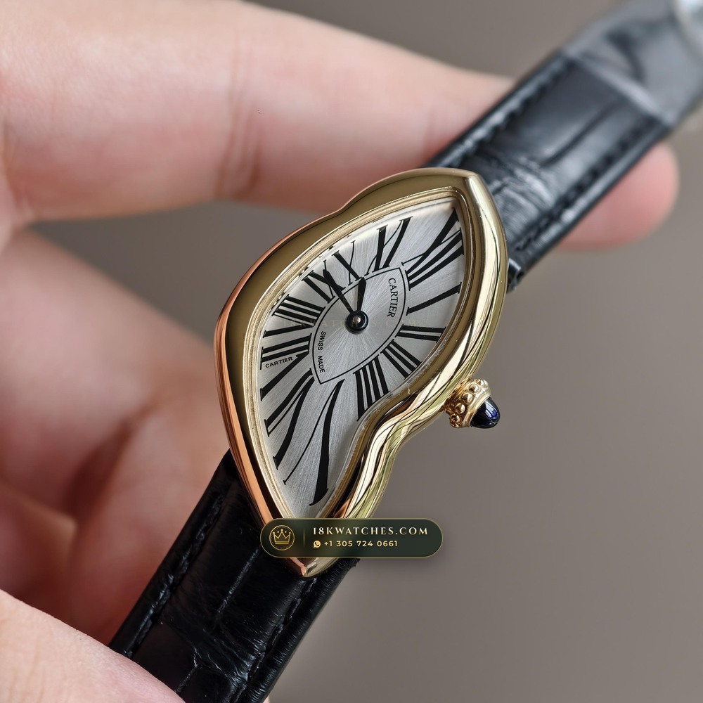 Cartier Crash de Cartier London Edition 18K Yellow Gold Ref. WGCH0006 — Studio Gallery Plate III in 18K Yellow Gold Au750 (54.5g Verified Mass, Cartier Manufacture Hand-Wound Cal. 8970 MC)